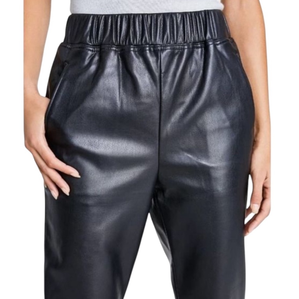 INC International Concepts Faux Leather Jogger Pants - Picture 2 of 7